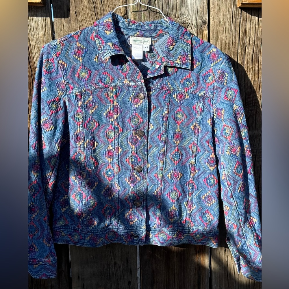 Embroidered Jean Jacket